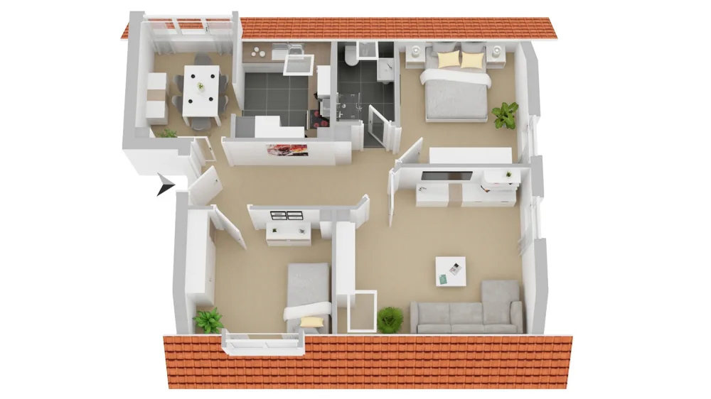Wohnungsgrundriss