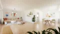 Wohn-Esszimmer Visualisierung Einrichtungsbeispiel