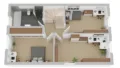 Grundriss Obergeschoss mit Einrichtungsbeispielen